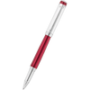 Waldmann Grandeur Rollerball Pen - Burgundy - Platinum Trim - Pen Boutique Ltd