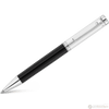 Waldmann Liberty Ballpoint Pen - Black - Platinum Trim - Pen Boutique Ltd