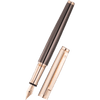 Waldmann Tuscany Fountain Pen - Chocolate - Rose Gold Trim - Pen Boutique Ltd