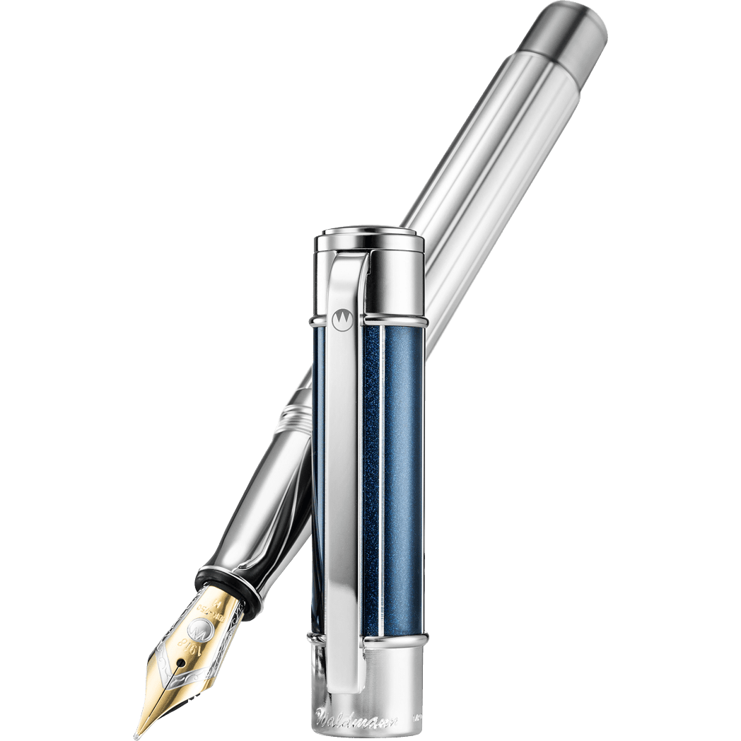 Waldmann Commander 23 Fountain Pen - Blue - Pen Boutique Ltd