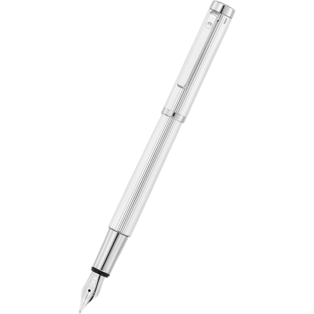 Waldmann Liberty Fountain Pen - Platinum - Pen Boutique Ltd