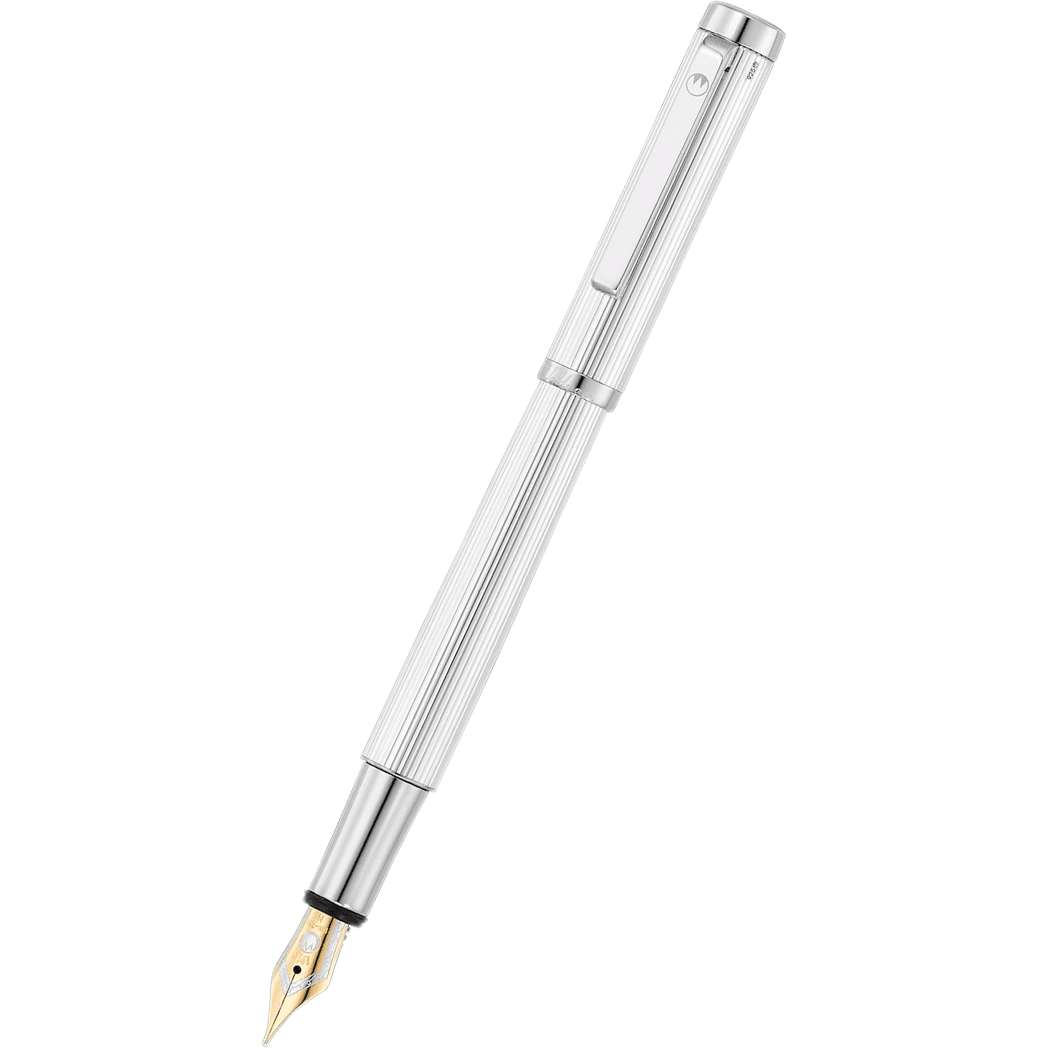 Waldmann Liberty Fountain Pen - Platinum - Pen Boutique Ltd