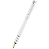 Waldmann Tango Fountain Pen - White - Ring Pattern - Pen Boutique Ltd