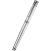 Waldmann Tango Fountain Pen - Fine Square Pattern - Ruthenium Plated - Pen Boutique Ltd