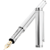 Waldmann Tapio Fountain Pen - Sterling Pinstripe Pattern - Pen Boutique Ltd