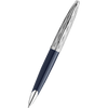 Waterman Carene L'Essence du Bleu Ballpoint Pen - Metal & Blue - Pen Boutique Ltd
