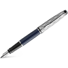 Waterman Expert L'Essence du Bleu Fountain Pen - Metal & Blue - Pen Boutique Ltd
