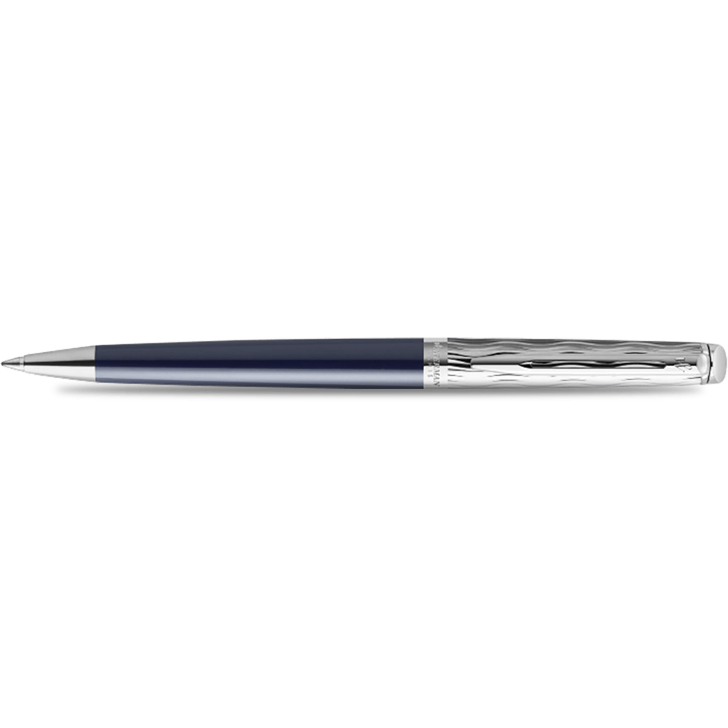 Waterman Hemisphere L'Essence du Bleu Ballpoint Pen - Metal & Blue - Pen Boutique Ltd