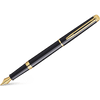 Waterman Hemisphere Fountain Pen - Black - Gold Trim - Pen Boutique Ltd