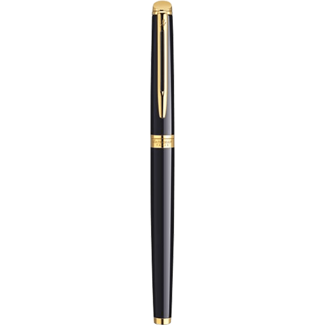 Waterman Hemisphere Fountain Pen - Black - Gold Trim - Pen Boutique Ltd