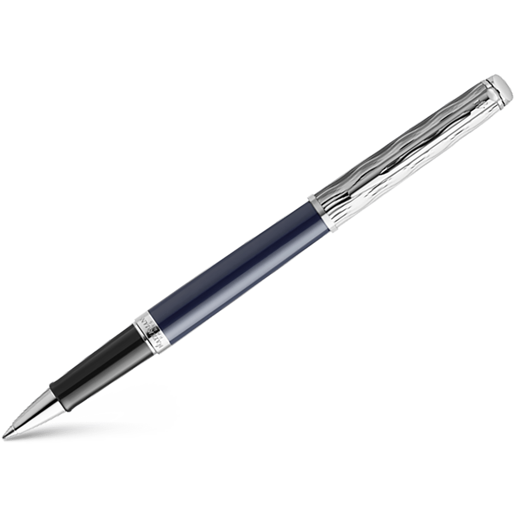 Waterman Hemisphere L'Essence du Bleu Rollerball Pen - Metal & Blue - Pen Boutique Ltd
