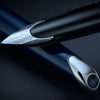 Waterman Carene L'Essence du Bleu Fountain Pen - Metal & Blue - Pen Boutique Ltd
