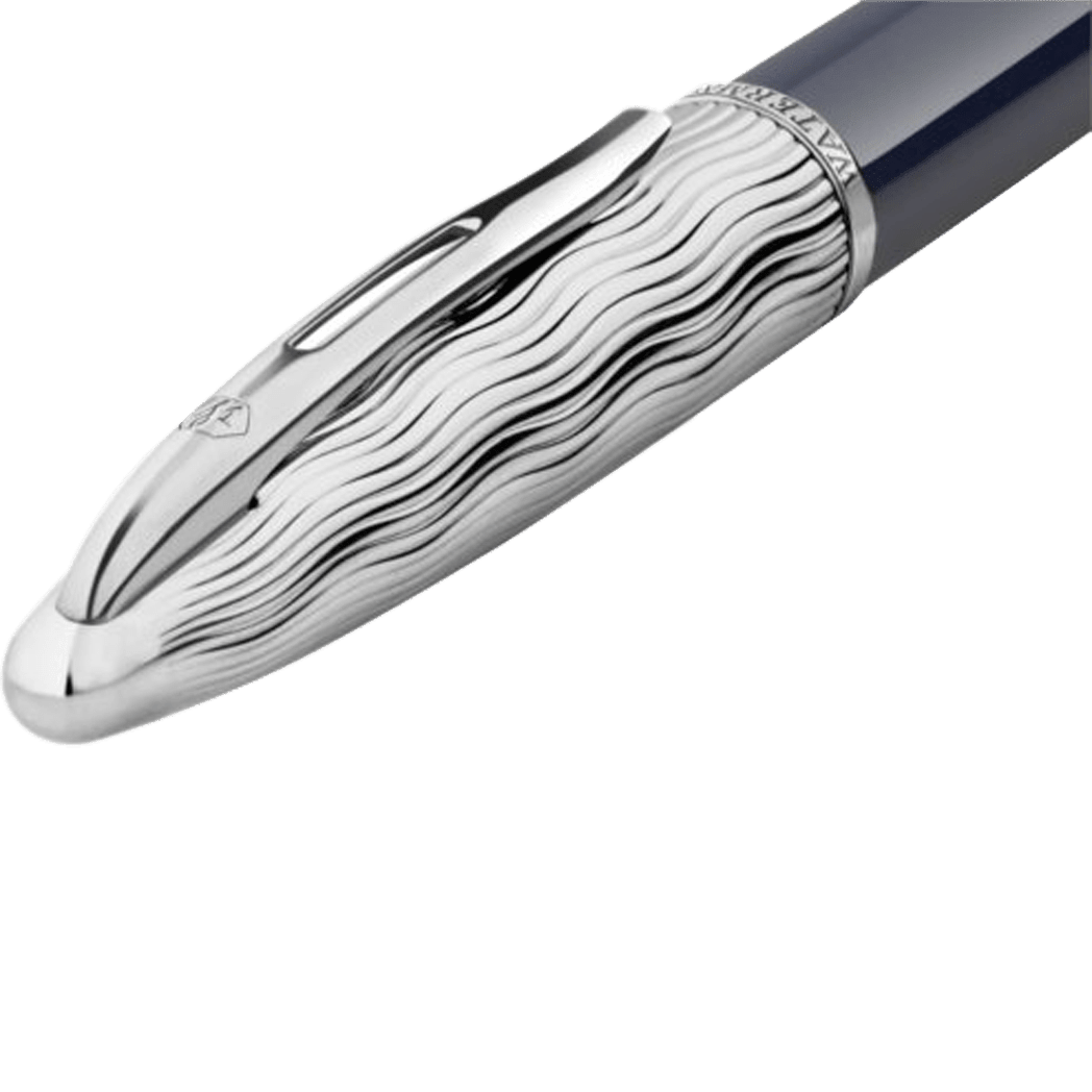 Waterman Carene L'Essence du Bleu Fountain Pen - Metal & Blue - Pen Boutique Ltd