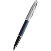 Waterman Carene L'Essence du Bleu Fountain Pen - Metal & Blue - Pen Boutique Ltd