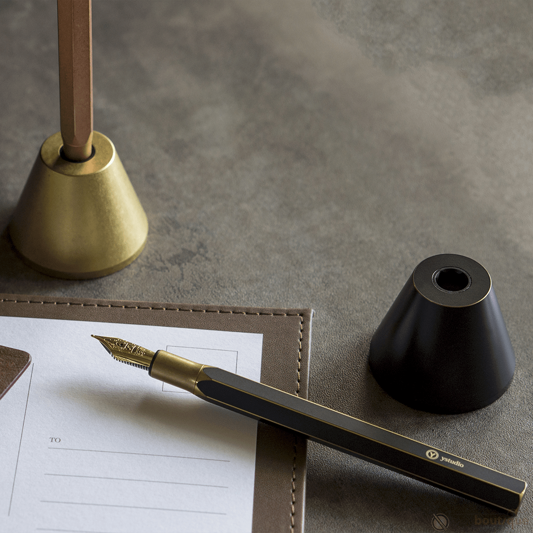 YStudio Brassing Desk Fountain Pen - Pen Boutique Ltd
