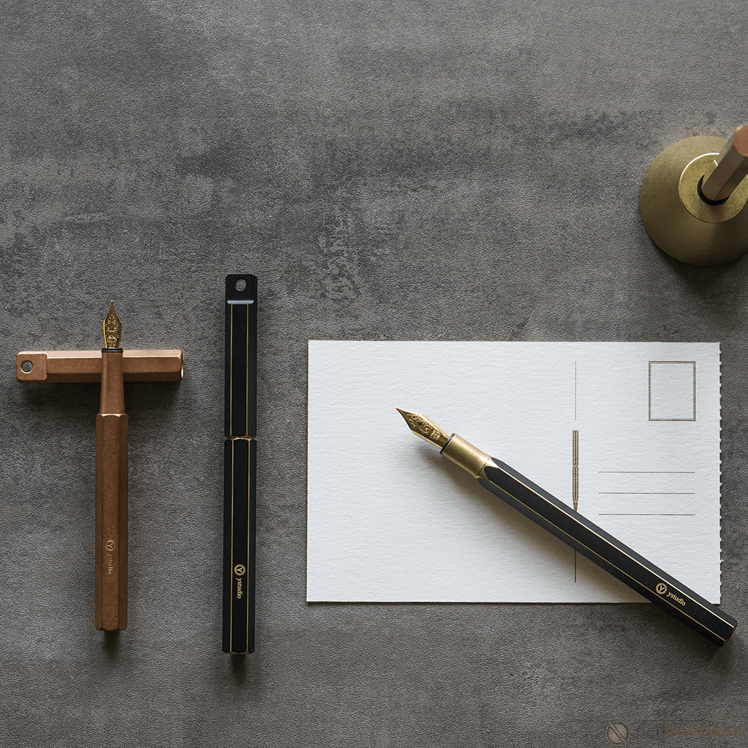 YStudio Brassing Desk Fountain Pen - Pen Boutique Ltd