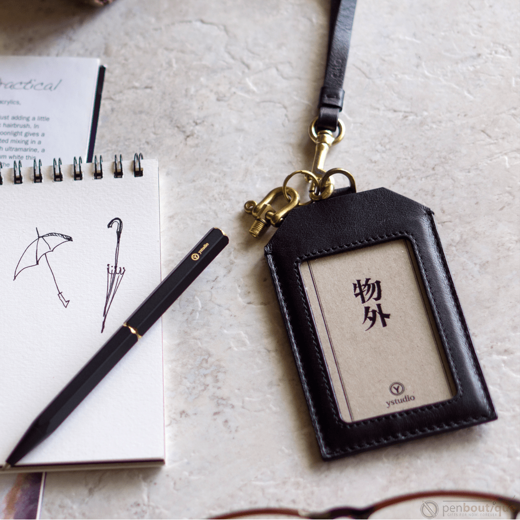 YStudio Brassing Portable Ballpoint Pen - Black - Pen Boutique Ltd