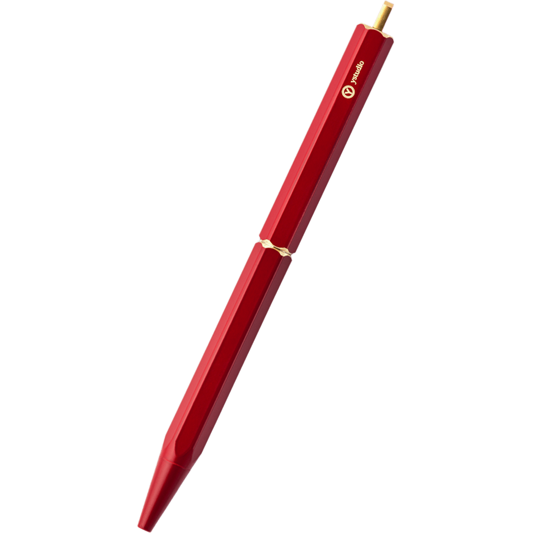 YStudio Brassing Portable Ballpoint Pen - Red - Pen Boutique Ltd