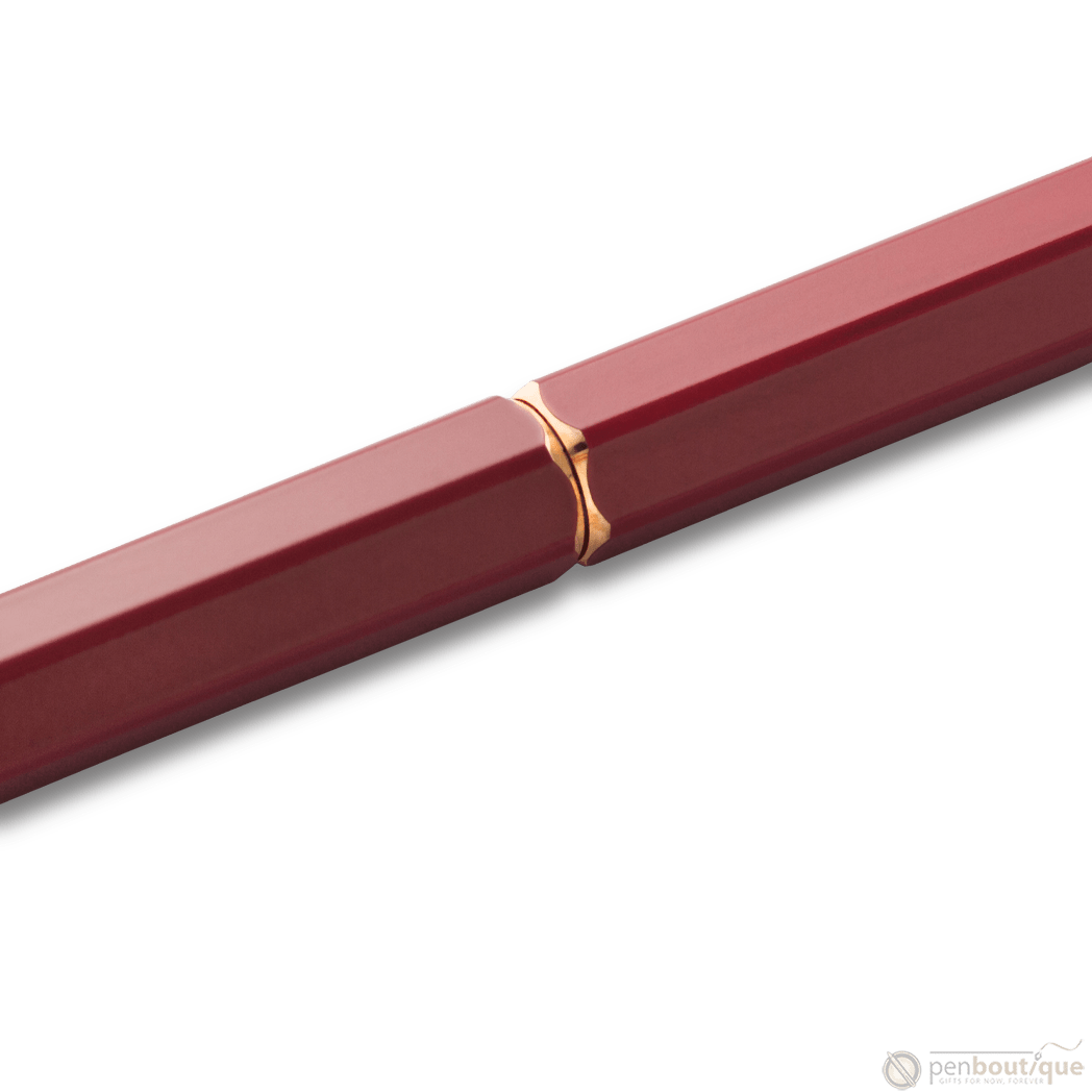 YStudio Brassing Portable Ballpoint Pen - Red - Pen Boutique Ltd