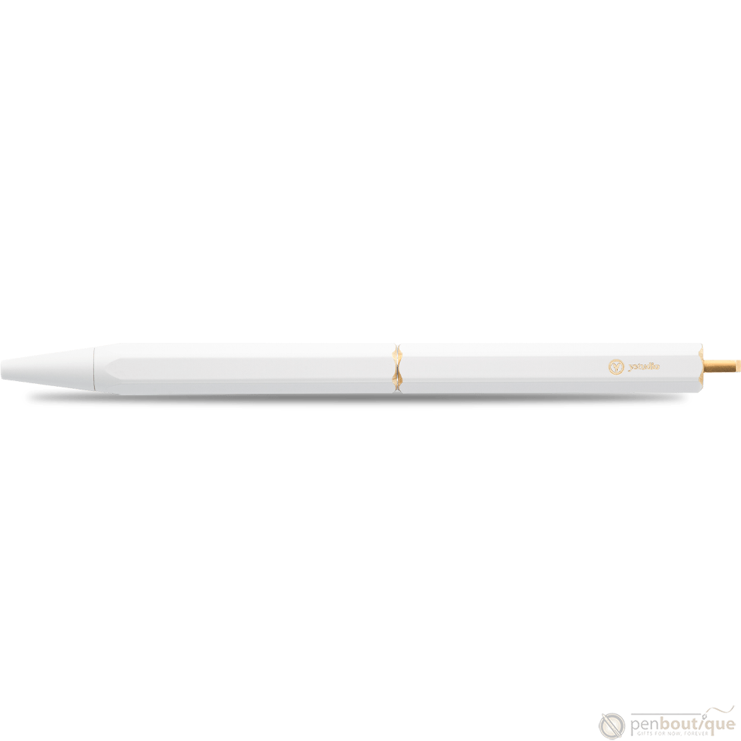 YStudio Brassing Portable Ballpoint Pen - White - Pen Boutique Ltd