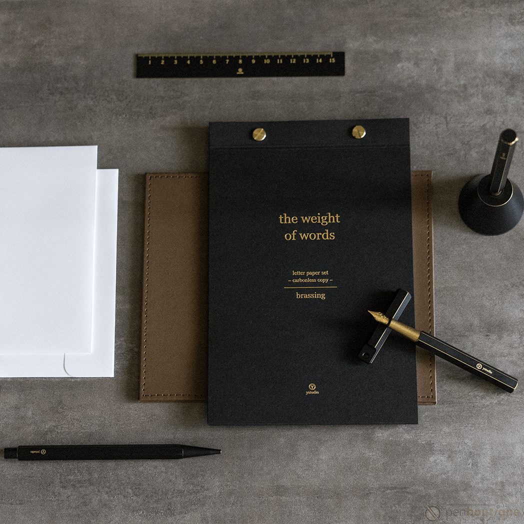YStudio Brassing Portable Fountain Pen - Black - Pen Boutique Ltd