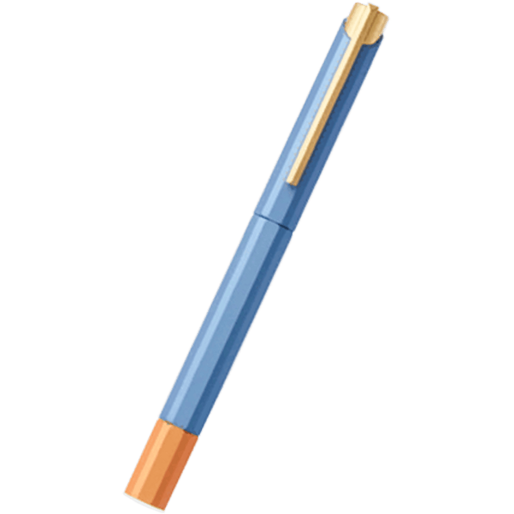 YStudio Bihex Rollerball Pen - Glamour Evolve Blue Gin - Pen Boutique Ltd