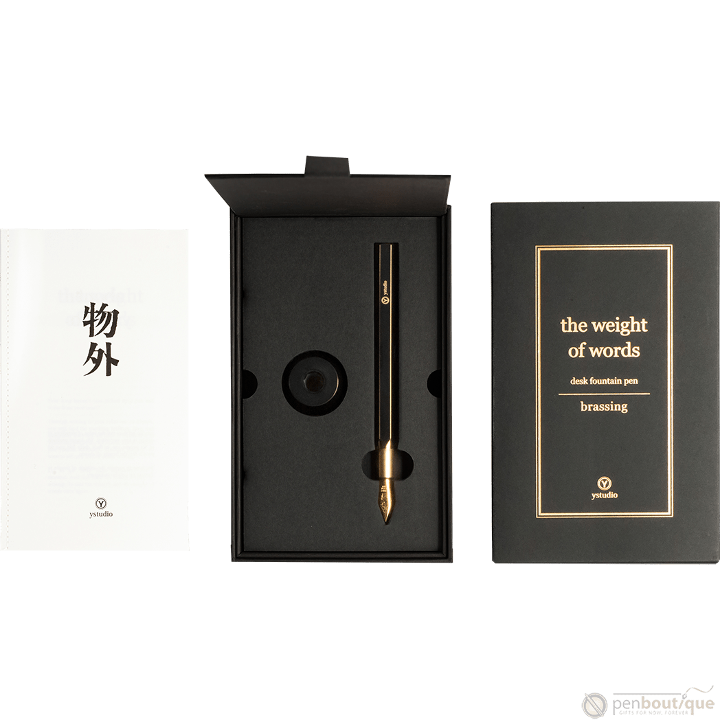 YStudio Brassing Desk Fountain Pen - Pen Boutique Ltd