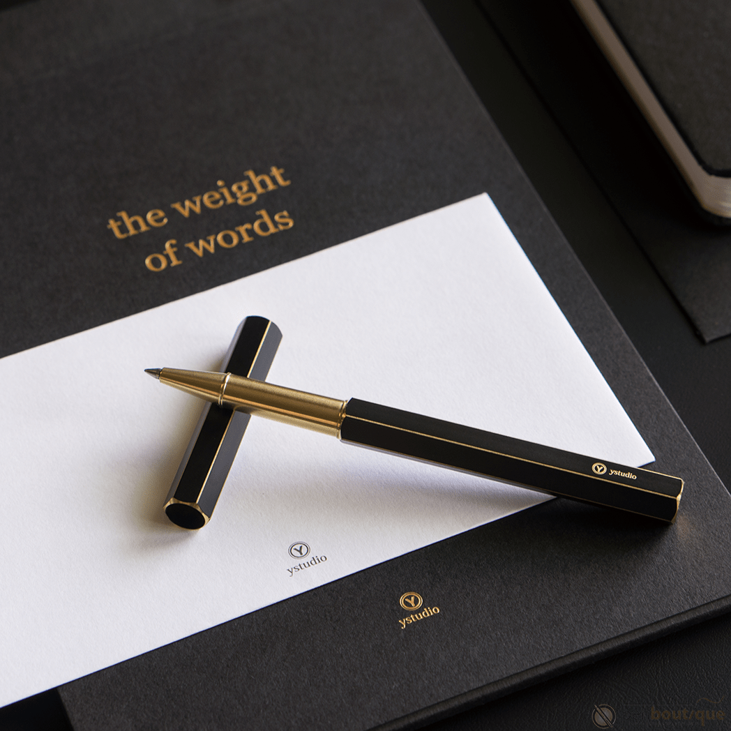 YStudio Brassing Rollerball Pen - Pen Boutique Ltd