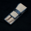 Pen Boutique Yak Leather 2 Pen Jute Cover - Black - Pen Boutique Ltd