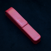 Pen Boutique Yak Leather Single Pen Box - Red - Magnetic closure - Pen Boutique Ltd