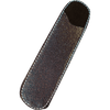 Pen Boutique Yak Leather Single Pen Sleeve - Brown Glitter - Pen Boutique Ltd