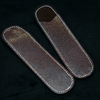 Pen Boutique Yak Leather Single Pen Sleeve - Brown Glitter - Pen Boutique Ltd