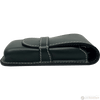 Pen Boutique Yak Leather Triple Pen Holder - Green/black insert - Pen Boutique Ltd