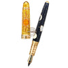 David Oscarson Celestial Fountain Pen - Limited Edition - Blazing Saffron Golden Yellow-Pen Boutique Ltd