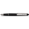 Aurora Ipsilon Fountain Pen - Black (Quadra Pattern) - Pen Boutique Ltd