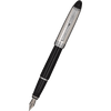 Aurora Ipsilon Fountain Pen - Black (Quadra Pattern) - Pen Boutique Ltd