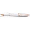 Aurora Ipsilon Rollerball Pen - Seasons - Winter White - Rose Gold Trim-Pen Boutique Ltd