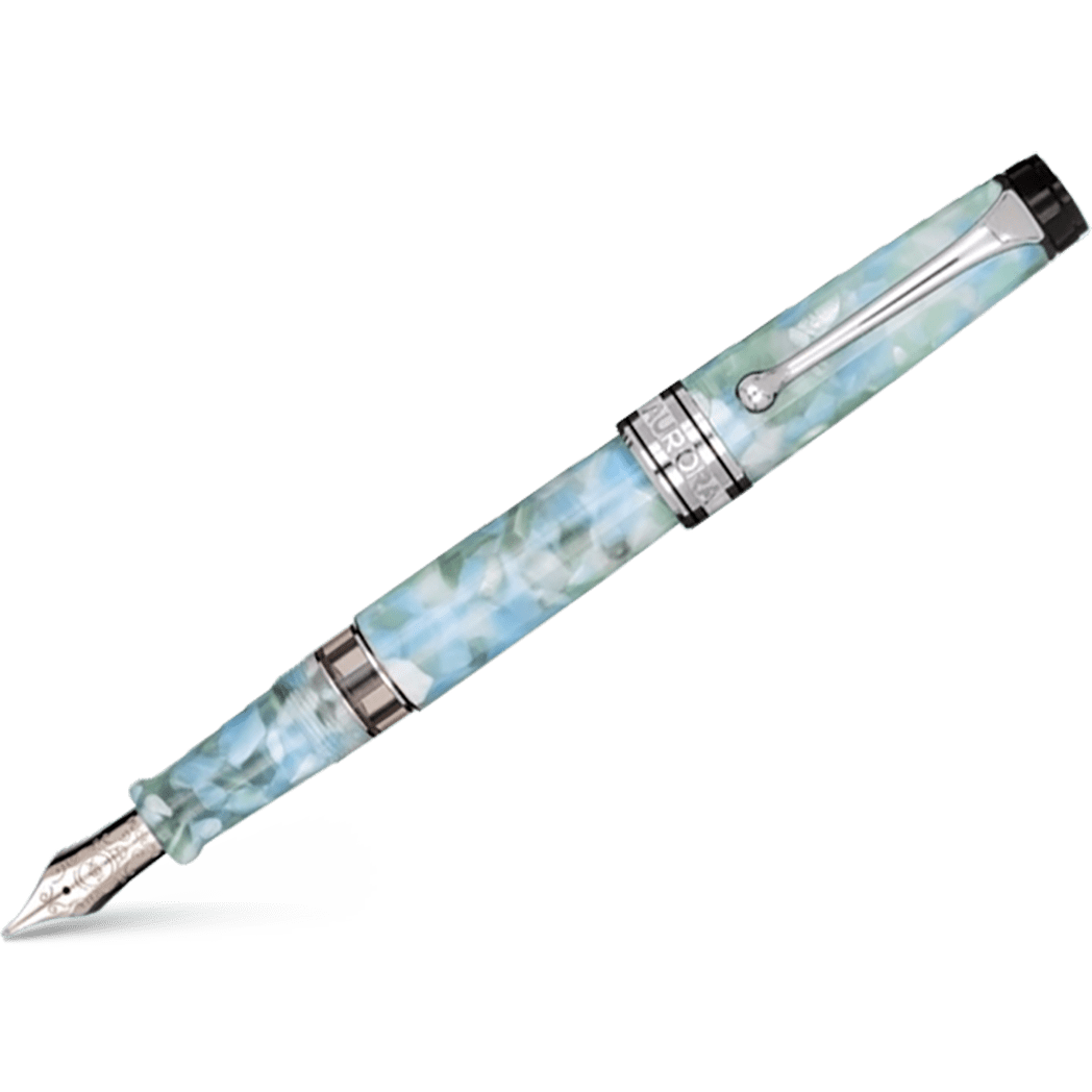 Aurora Optima Fountain Pen - Luce Verde Caleidoscope - Pen Boutique Ltd