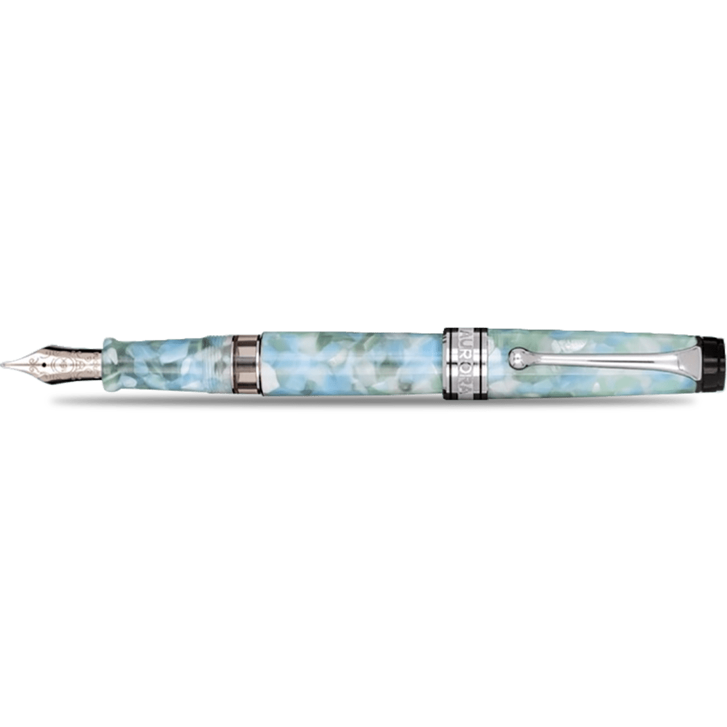 Aurora Optima Fountain Pen - Luce Verde Caleidoscope - Pen Boutique Ltd