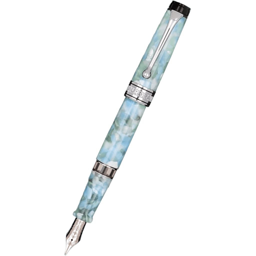 Aurora Optima Fountain Pen - Luce Verde Caleidoscope - Pen Boutique Ltd
