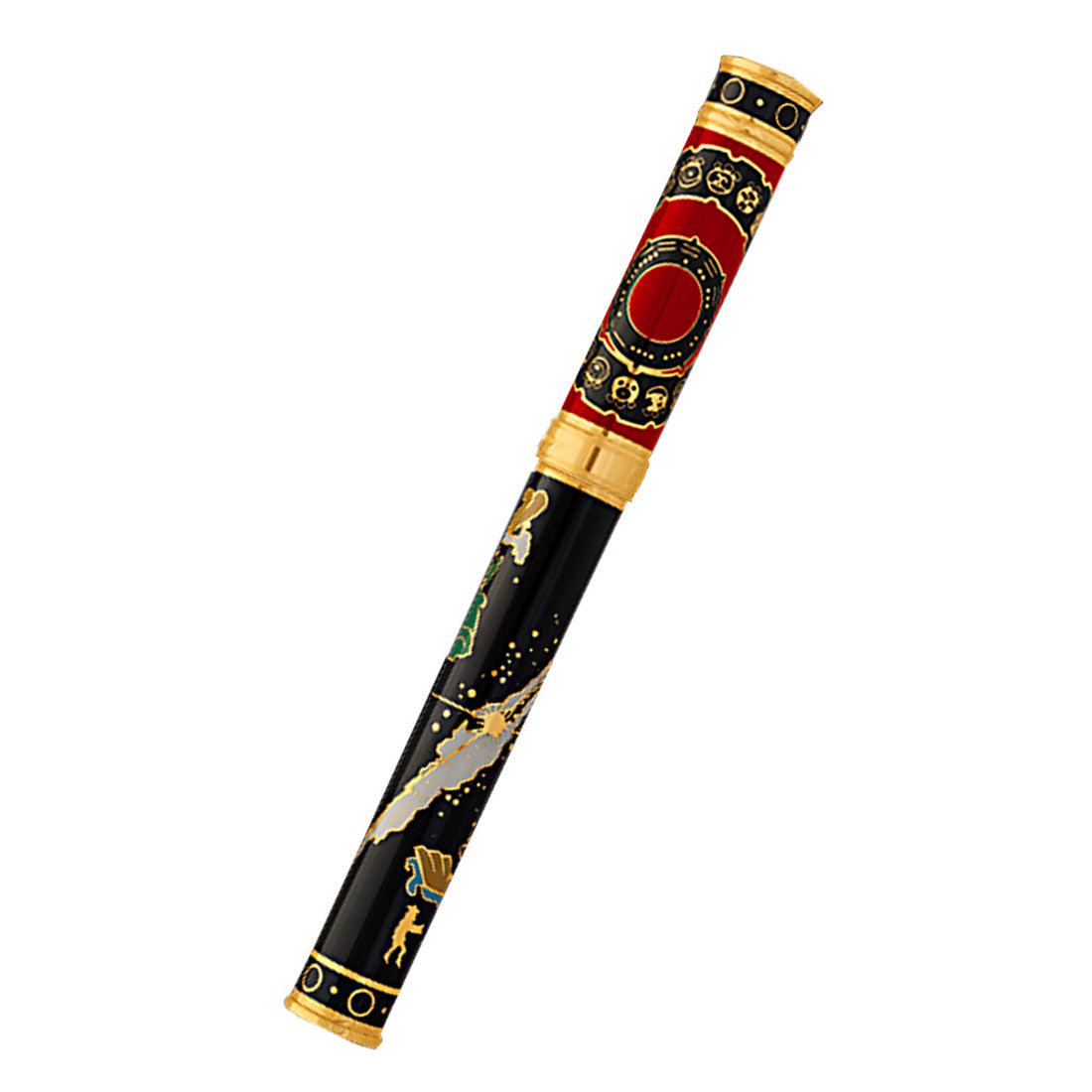 David Oscarson 2012 End of Days Rollerball Pen - Opaque Red - Pen Boutique Ltd