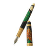 David Oscarson Lily Fountain Pen - Black, Saffron, Citrine, Ruby and Emerald - Pen Boutique Ltd