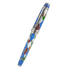 David Oscarson Harlequin Rollerball Pen - Sapphire Blue - Pen Boutique Ltd