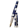 David Oscarson Seaside Fountain Pen - Limited Edition - Ocean Blue/White - Pen Boutique Ltd