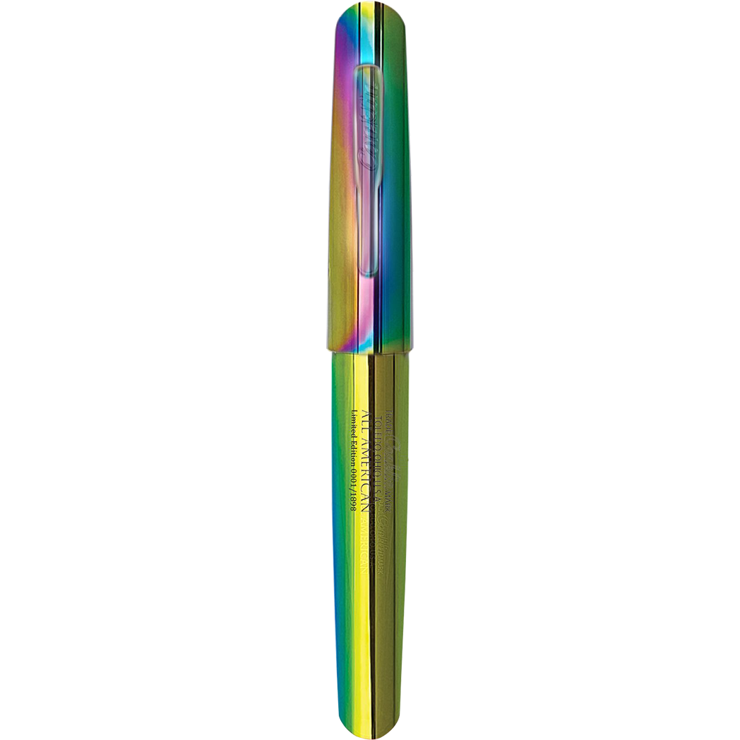 Conklin All American Fountain Pen - Limited Edition - Metal & Rainbow - Pen Boutique Ltd