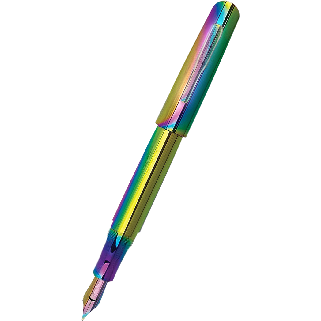 Conklin All American Fountain Pen - Limited Edition - Metal & Rainbow - Pen Boutique Ltd
