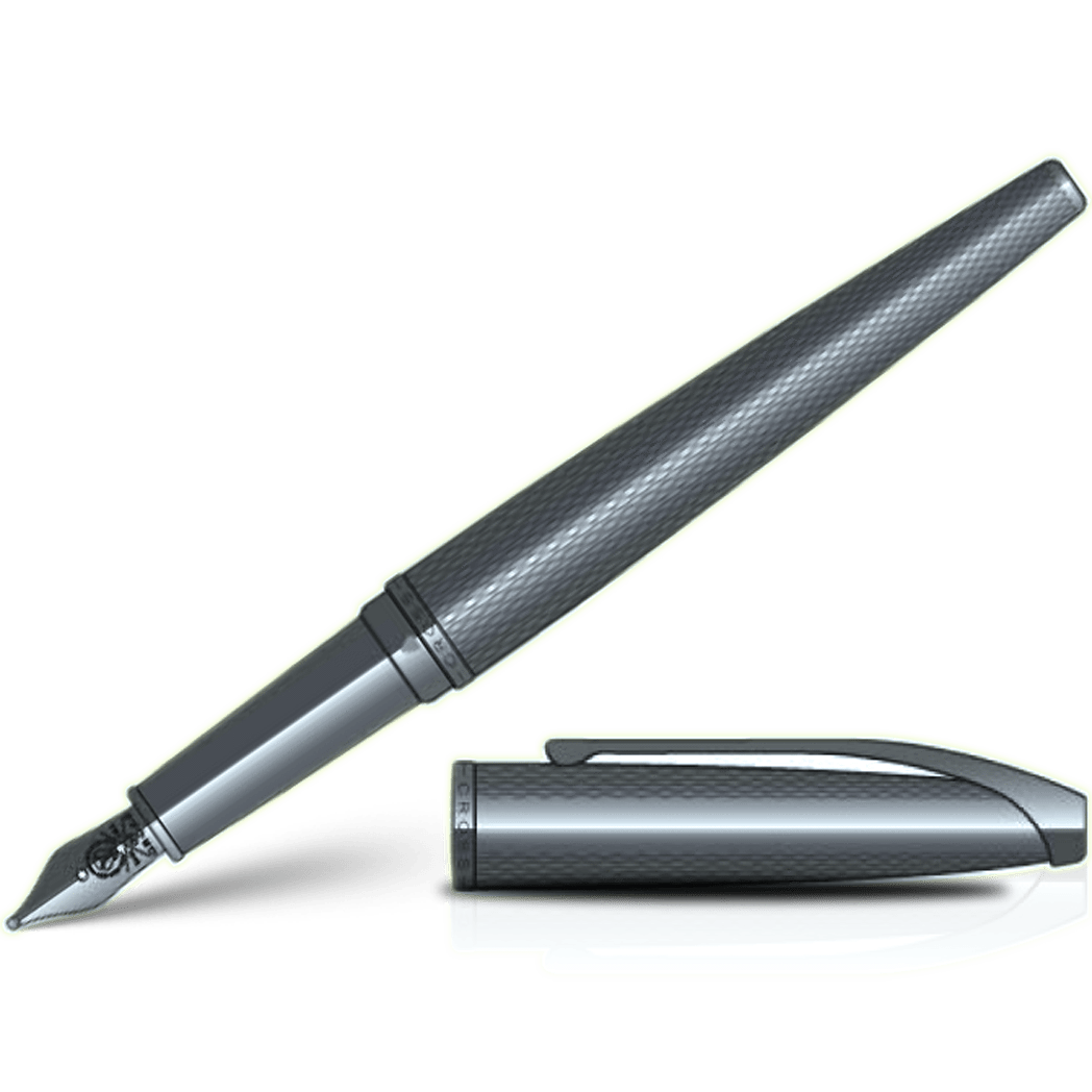 Cross ATX Fountain Pen - Titanium Gray-Pen Boutique Ltd