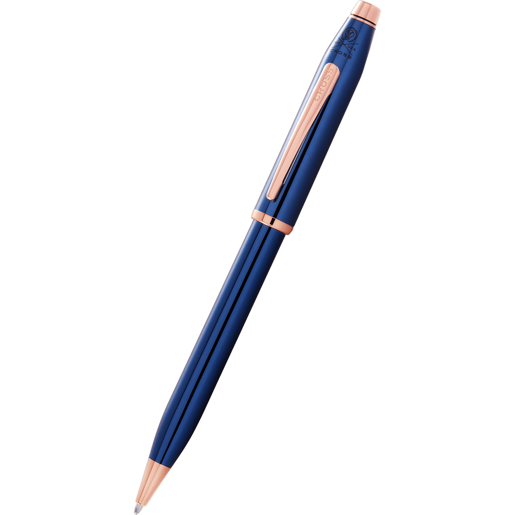 Cross Century II Ballpoint Pen - Translucent Blue - Pen Boutique Ltd