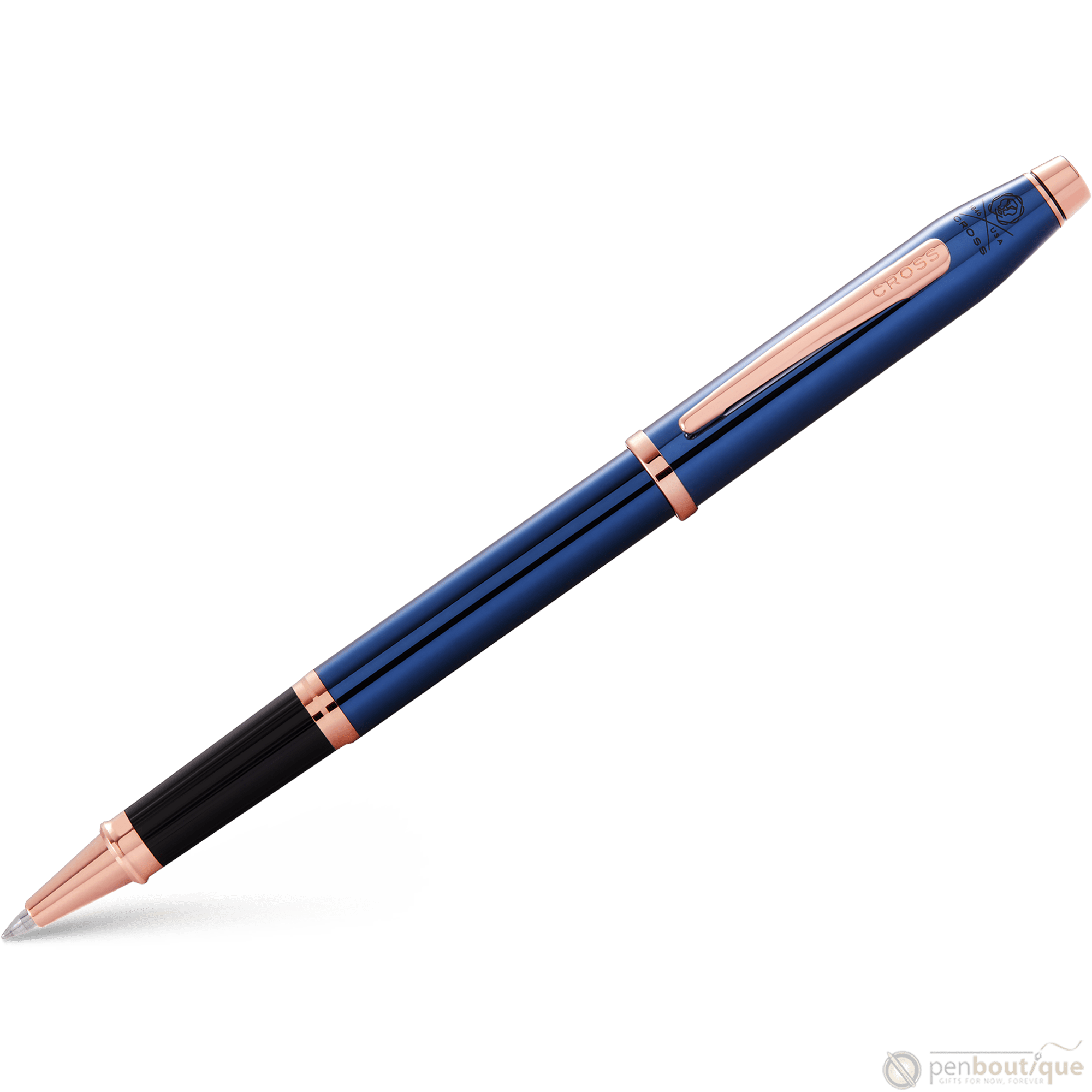 Cross Century II Rollerball Pen - Translucent Blue - Pen Boutique Ltd