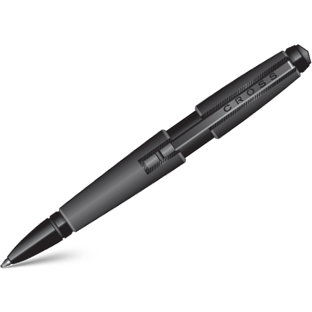 Cross Edge Rollerball Pen - Matte Black - Pen Boutique Ltd